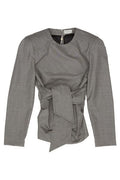 Magda Butrym Back Tie Detailed Fitted Blouse