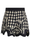 Moschino Scalloped Jacquard Shorts