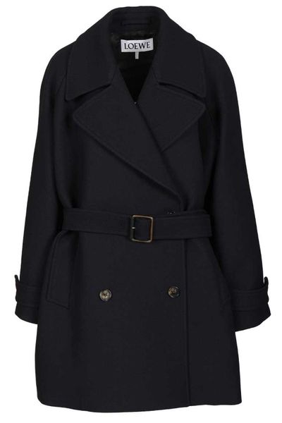 Loewe Double-Breasted Belted Coat