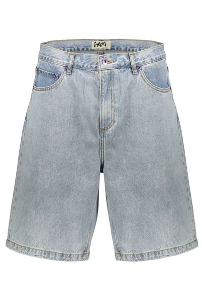 P.A.M. Contrast-Stitch Denim Shorts
