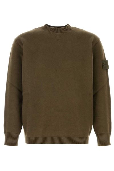 Stone Island Crew Neck Knitted Jumper