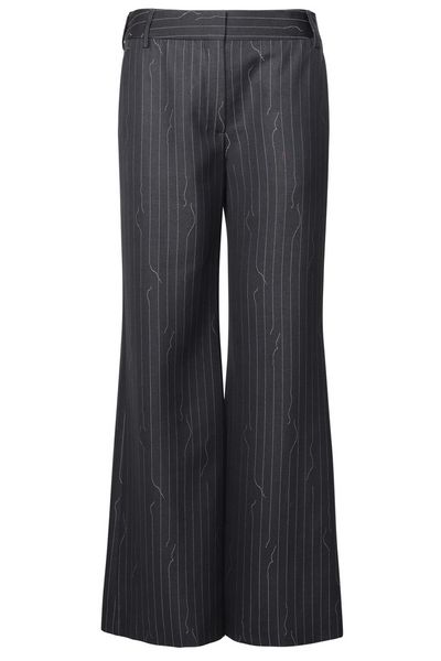 Off-White Stripe Detailed Flared Pants