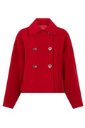 Pinko Cropped Double-Breasted Coat