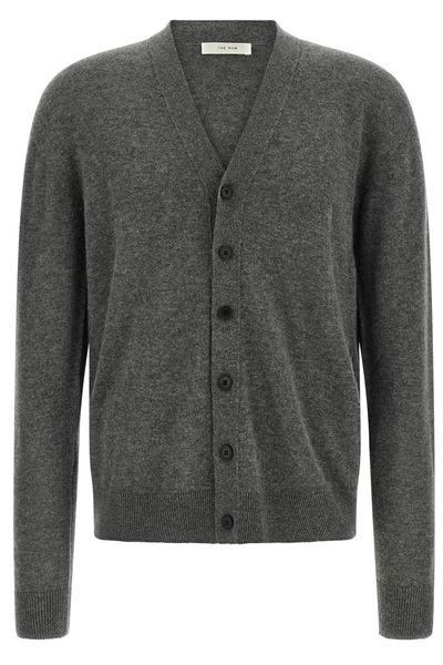 The Row V-Neck Button-Up Cardigan