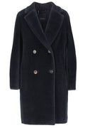 'S Max Mara Roseto Double-Breasted Straight Hem Coat