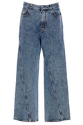 Alaïa Twisted Straight Cut Jeans