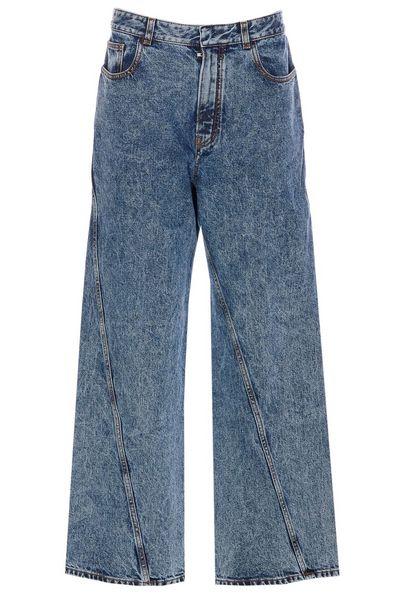 Alaïa Twisted Straight Cut Jeans