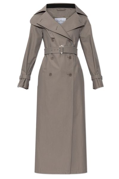 Max Mara Buckled Collared Coat
