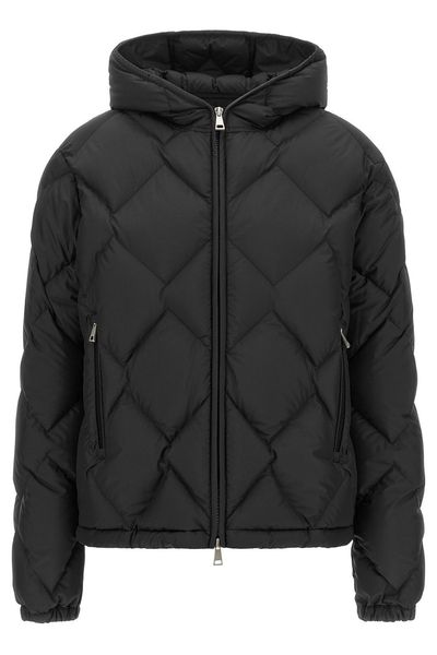 Moncler Arvouinne Zip-Up Hooded Quilted Jacket