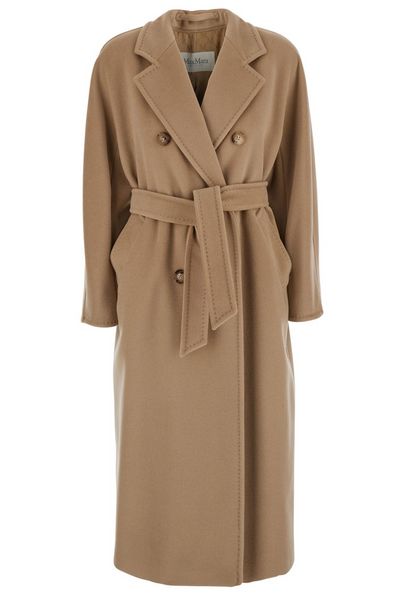 Max Mara Madame Double-Breasted Belted Coat