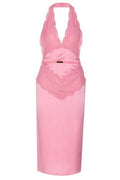 Gucci Lace Detailed Satin Dress