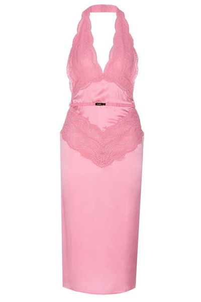 Gucci Lace Detailed Satin Dress