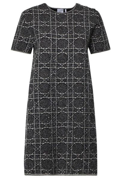 Christian Dior Geometric Jacquard Dress