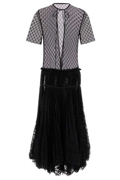 JW Anderson Mixed Lace Long Dress