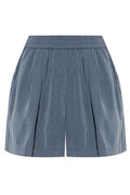 Emporio Armani Pleated Drawstring Shorts