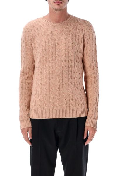 Valentino VLogo Cable Knit Sweater