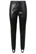 Dsquared2 Faux-Leather Ankle Cuff Leggings