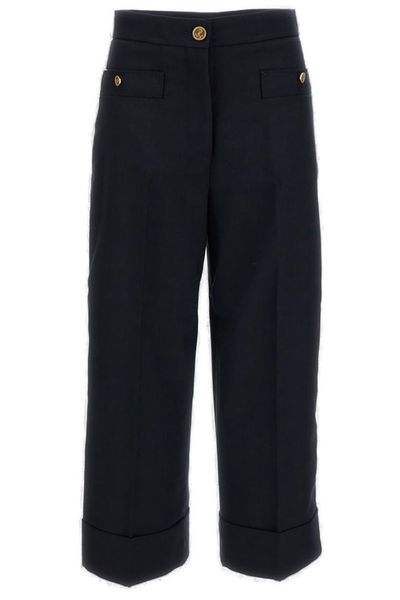 Thom Browne Pressed Creases Hopsack Suiting Trousers