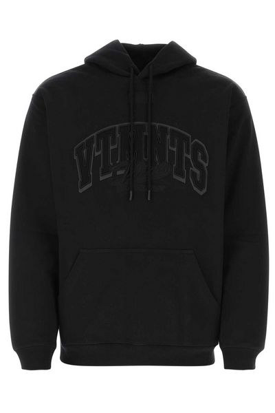 VTMNTS Logo Embroidered Drawstring Hoodie