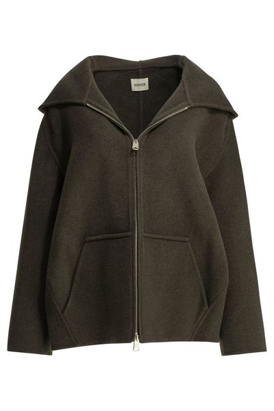 Khaite Dolem Double-Face Hooded Jacket