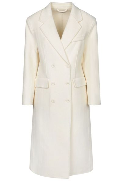 P.A.R.O.S.H. Double-Breasted Notched Lapel Coat
