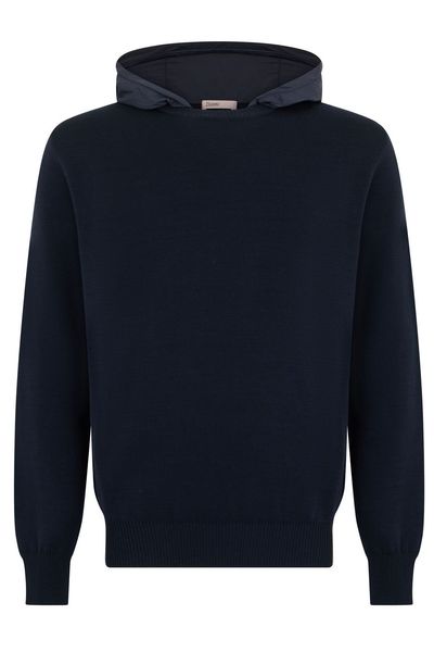 Herno Long-Sleeved Knitted Hoodie