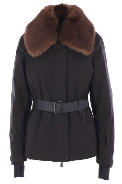 Moncler Grenoble Vizelles Shearling-Trimmed Ski Jacket