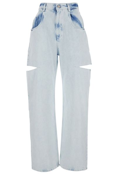 Maison Margiela Cutout Wide-Leg Jeans