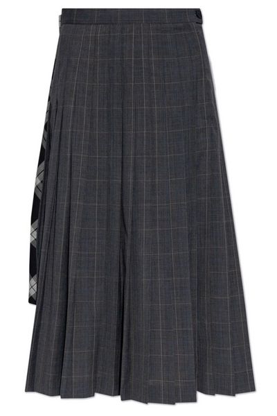 Balenciaga Panelled Pleated Skirt