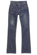 Acne Studios Logo Patch Straight Leg Jeans