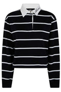 Amiri Striped Long Sleeved Polo Shirt