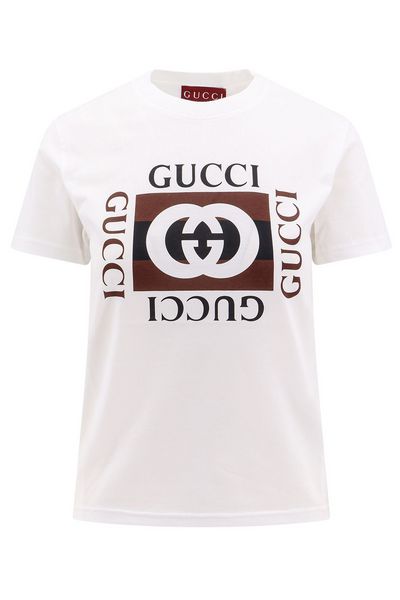 Gucci Logo Printed Crewneck T-Shirt