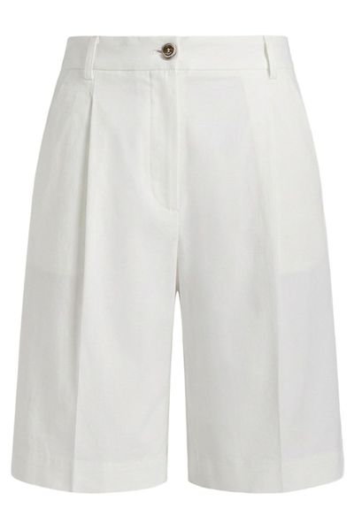 Pinko Pressed Pleat Detailed Bermuda Shorts