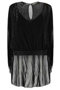Fendi Crewneck Asymmetric Sleeveless Top