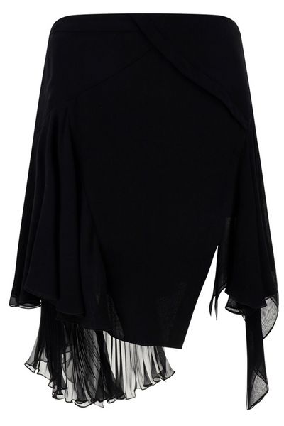 Versace Asymmetric Hem Mini Skirt