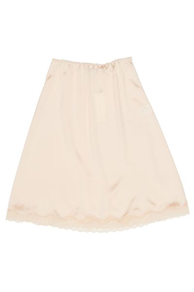 Magda Butrym Lace-Trim Slip Skirt