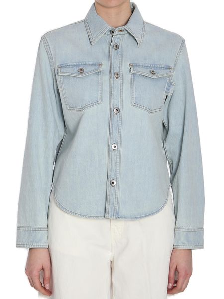 Bottega Veneta Extra Bleached Denim Shirt