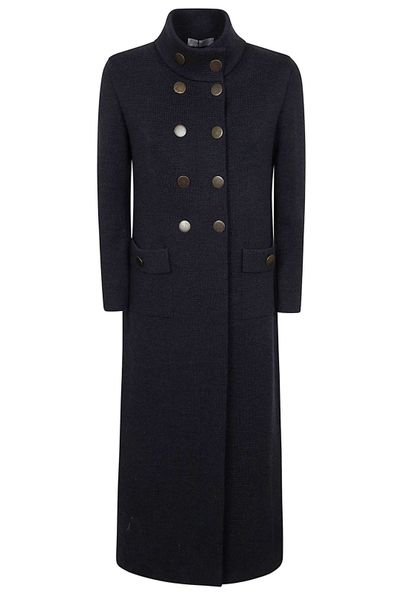 Charlott Double-Breasted Long Coat