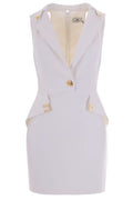 Elisabetta Franchi V-Neck Sleeveless Mini Dress
