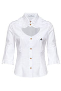 Vivienne Westwood Ruffled Heart Cut-Out Top