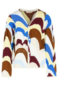 Marni Wavy Knitted Cardigan