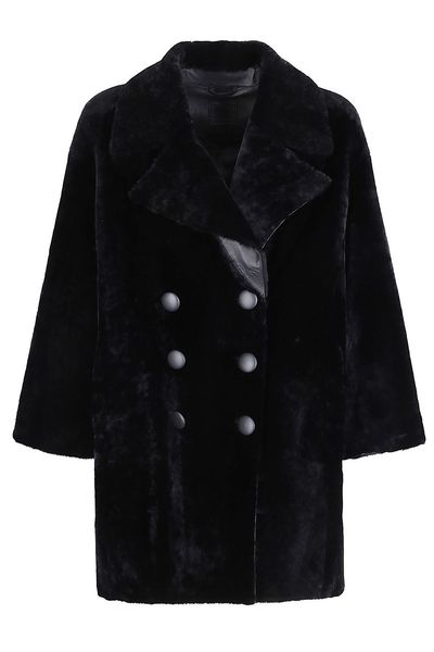 Desa 1972 Double-Breasted Shearling Coat