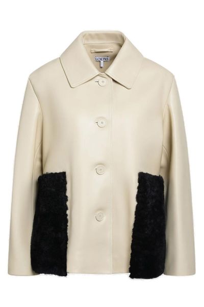 Loewe Contrast Panel Button-Up Jacket