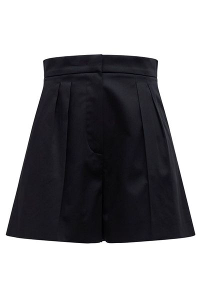 Max Mara Tabacco Pleated Shorts
