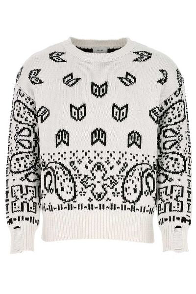 Rhude Paisley Printed Knit Sweater