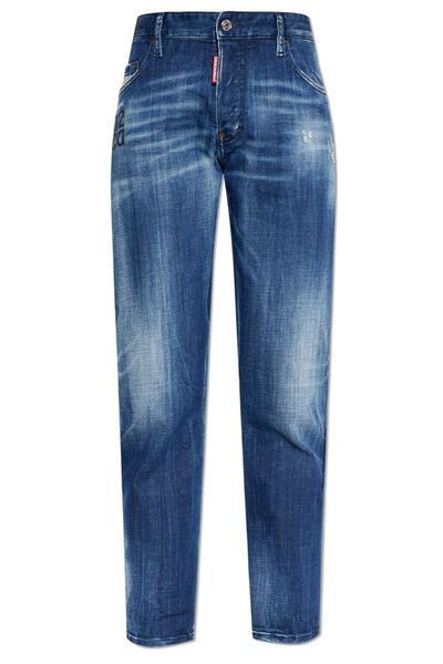 Dsquared2 Skater Straight-Leg Distressed Jeans