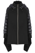 Herno Draped Hooded Asymmetric Hem Coat