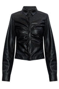 Balenciaga Runched Long-Sleeve Shirt