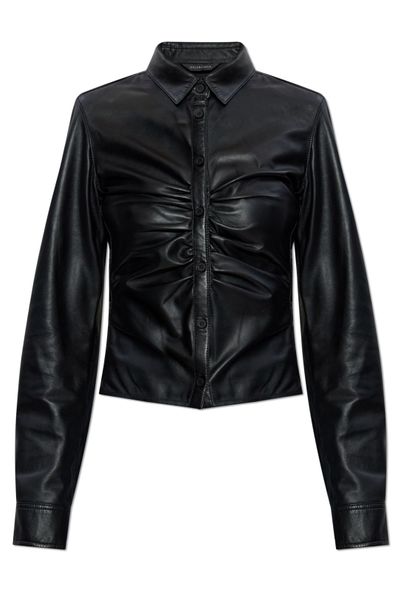 Balenciaga Runched Long-Sleeve Shirt