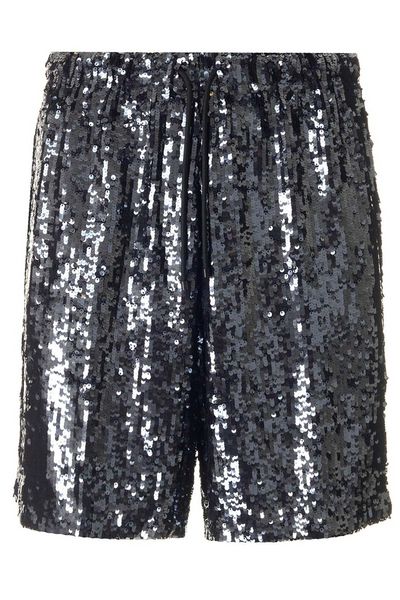 Dries Van Noten Sequined Drawstring Shorts